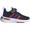 Adidas Racer Tr23 Comfortable Versatile Kids Casual Shoes Kids Casual Shoes Black JH9573