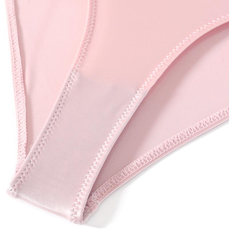 TERMEZY Chiloți sexy pentru femei, cu talie joasă, lenjerie de corp cu lanț de diamante, decorații metalice, slip pentru femei, lenjerie intimă