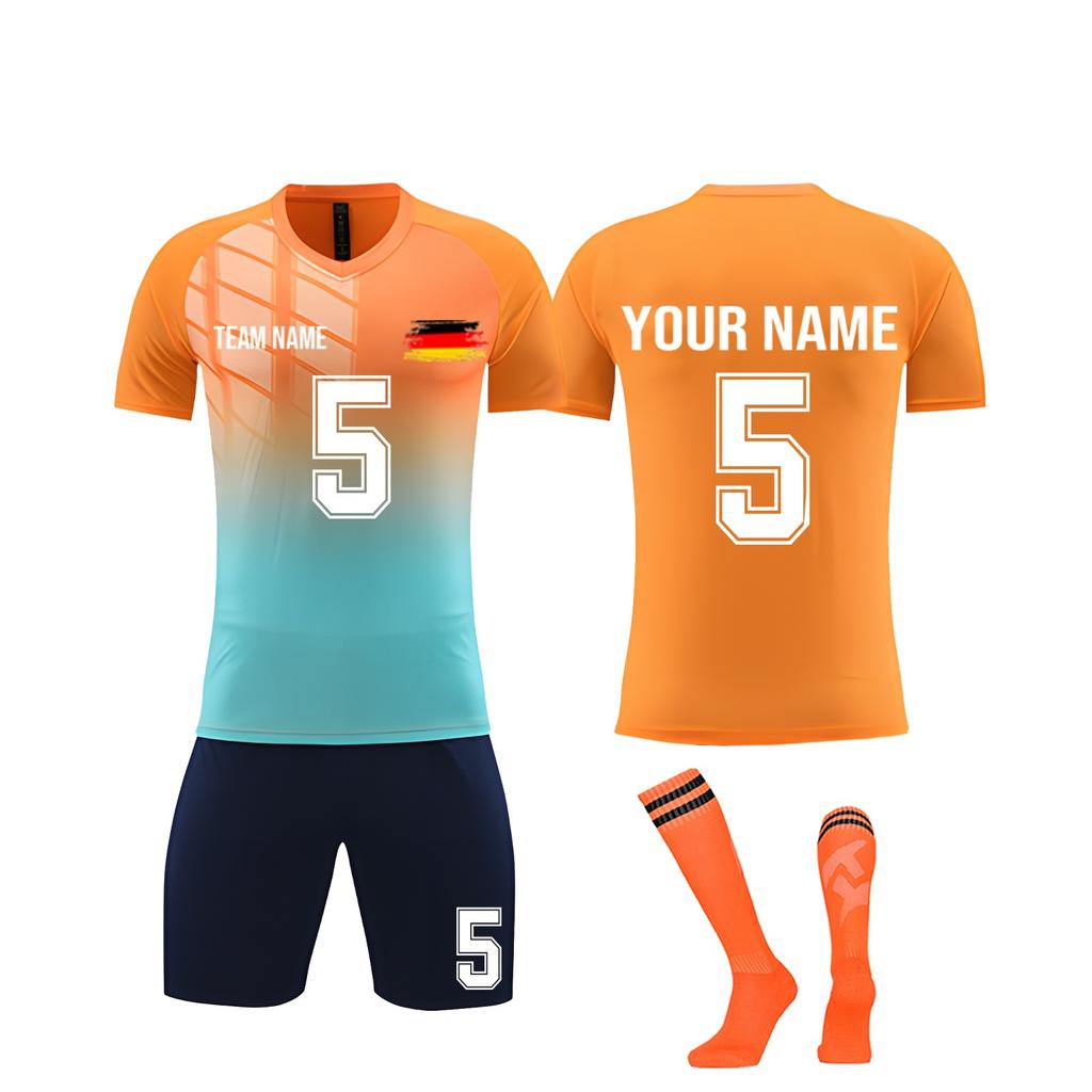 Set Tricouri Personalizate Barbati Fete Cu Numar Numar Tricouri Personalizate Fotbal Pentru Baieti Costum Antrenament