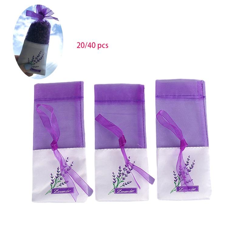 Elegant Lavender Fragrance Bag In Purple Floral Sachet Bag For Storage And Decoration