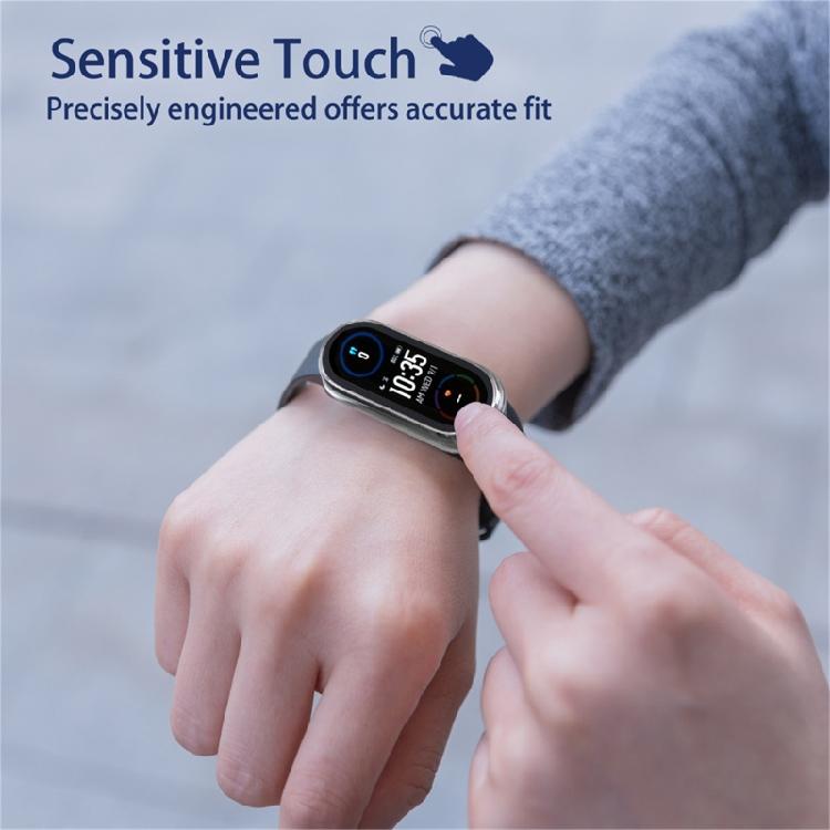 9D Film Glass for Mi band 3 4 5 6 Nfc Screen Protector Case+Film