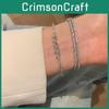 Justerbart Zirkonstens Armband med Geometrisk Design för Kvinnor Modeaccessoarer