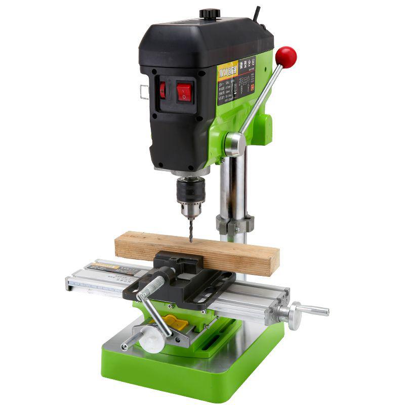 Compact High-Speed Precision Bench Drill with Variable Speed and Mobile Cross Slide Table