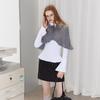 unifree Vintage Lace Knit Cardigan with Fur Collar