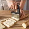 Stainless Steel Crinkle Wavy Slicer Knife for Potato Chip Dough Vegetable Fruit Cutter Chopper French Fry Maker Kitchen Tool