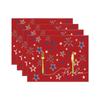 1pc American Star Flag Placemats, Patriotic Memorial Day Table Mats, Suitable for Party Kitchen Restaurant Decoration