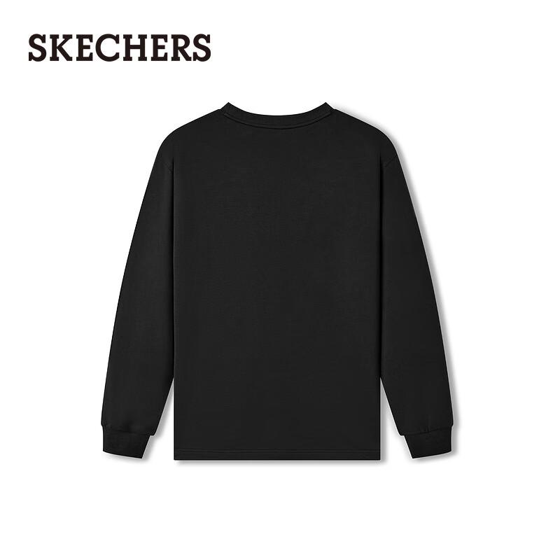 Skechers Unisex L325U033 Long Sleeve Round Neck Sport Top L