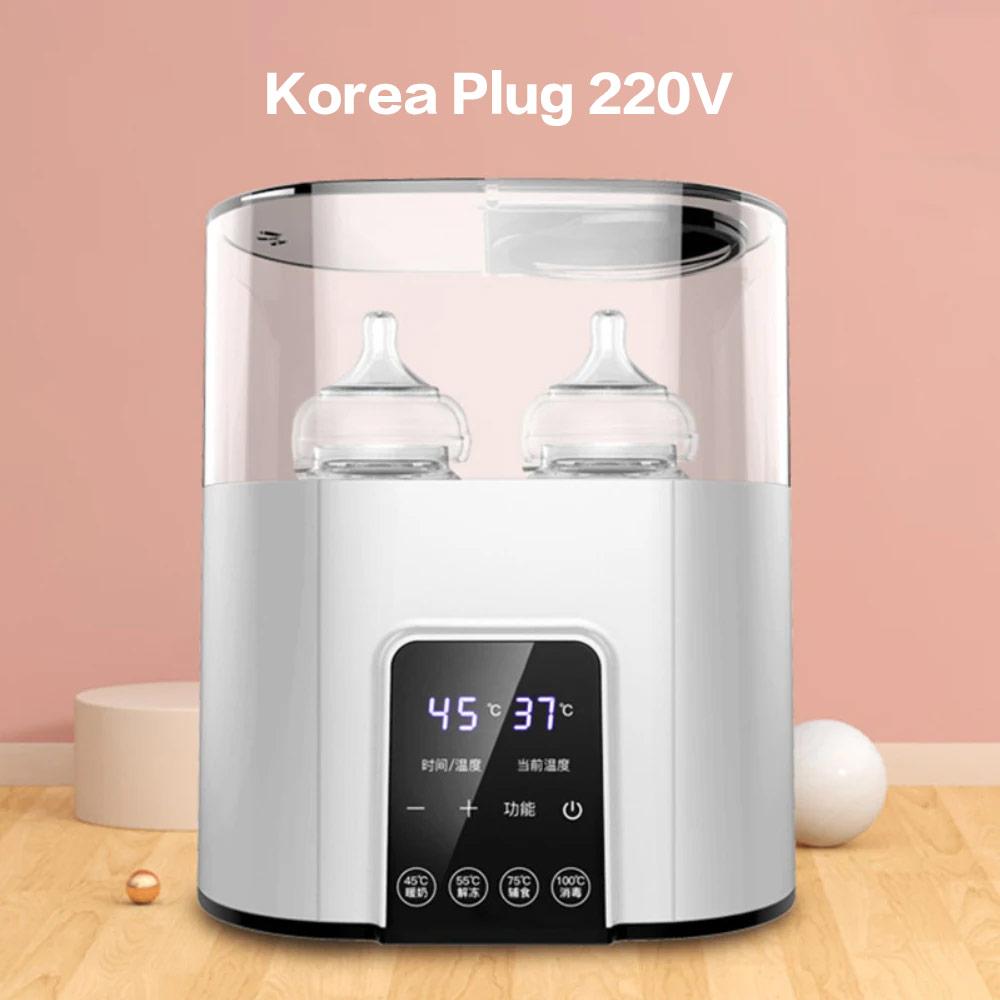 TINSOL Multi-function Baby Nursing Bottle Heater Sterilizer Fast Breast Milk Bottle Warmer with Accurate Temperature Control (as the picture,220V)