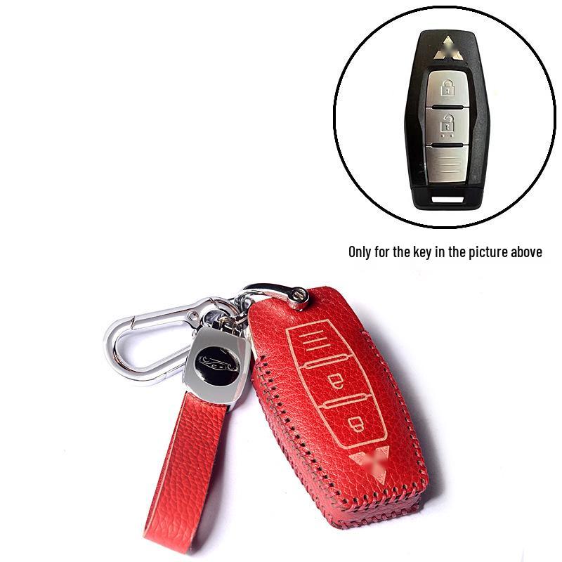 

High-Grade Cowhide Key Fob Cover for 2023 Mitsubishi Outlander
