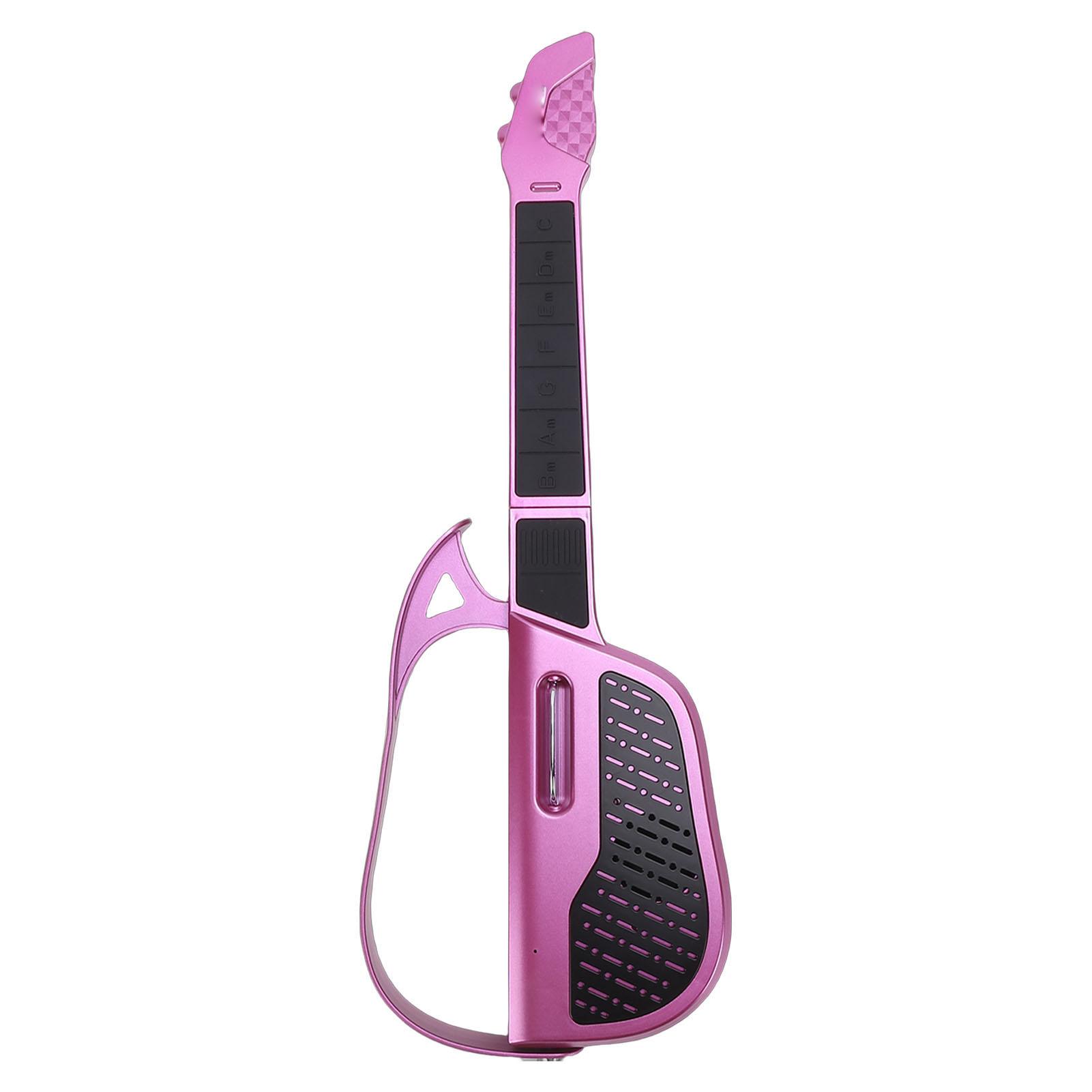 Kids Foldable Guitar Auto Tones Switchable Electric Stringless Guitar Toy Musical Instrument for Beginner