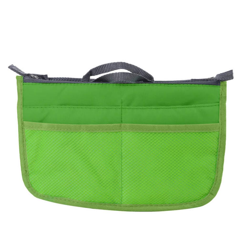 Makeup Handbag Organizer Insert Bag Multi Functional Women Solid Color Cosmetic Travel Bags High Quality Large Capacity Handbags