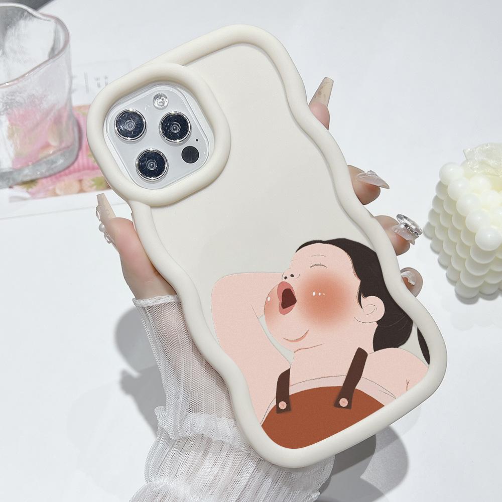 Handyhüllen für iPhone 11 13 XR 15 Pro Max 12 14 Pro Max Hülle iPhone 16 7 Plus 8 Plus XS Max 15 Plus Macaron Cartoon Süß Anti-Fall Wasserdicht