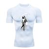 Reaper  Men's Sports T-shirt Training Fitness Compression Short Sleeve Rashguard Running Workout T-Shirt Athletic Tees