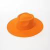 Wollfilz Fedora Hut Pfeilspitzenhut Herren und Damen Fedora Panama Damen Herbst und Winter Panama Hut Breitkrempiger Hut Fedora