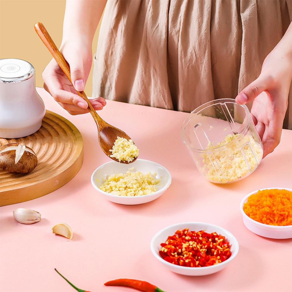 Electric Garlic Chopper Meat Grinder Mini Vegetable Chopper Garlic Crusher Blenders For Kitchen Grinders Food Processor Mixer
