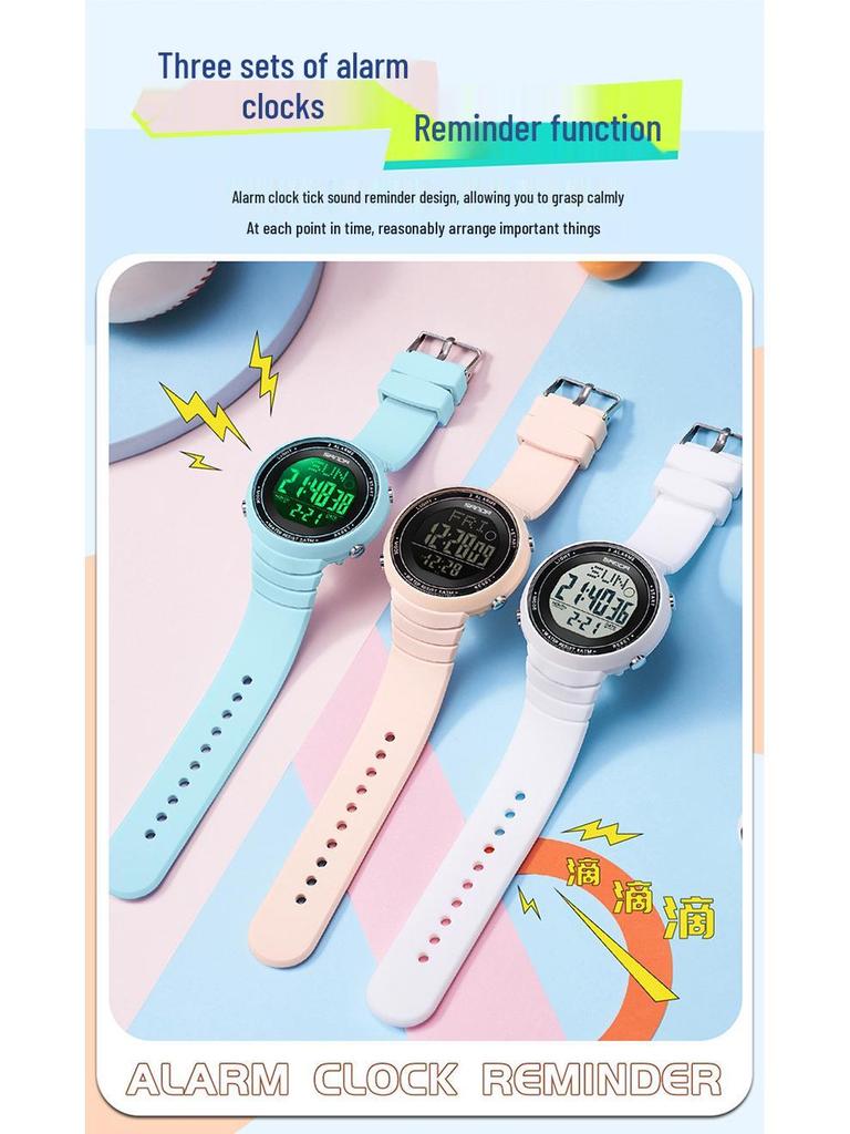 Sanda Waterproof Multifunction Luminous Sports Watch - Unisex Outdoor Fashion with Alarm Clock