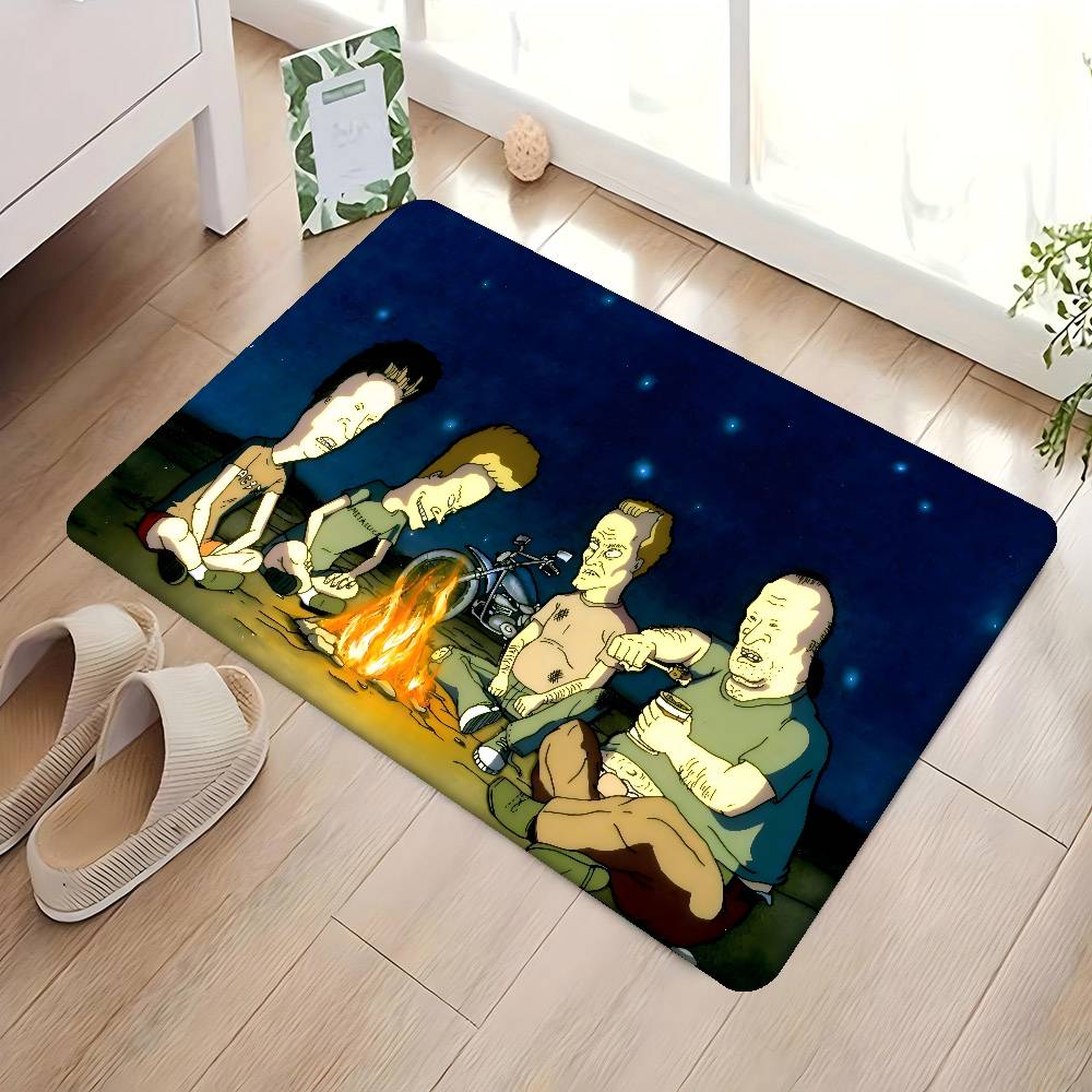 B-Beavis And Butt-Head Mata Kuchenna Pokój Dziecięcy Dekoracja Sypialni Balkon Antypoślizgowy Wycieraczka Salon Alfombra