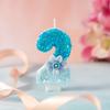 Creative Gradient Blue Digital Birthday Candle Party Dessert Table Ornaments First Celebration Cake Decoration