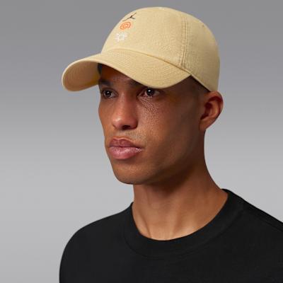 Jordan Cotton Baseball Caps Unisex Lemon Wash/off Noir M/L