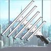 Stainless Steel Squeegee Non Slip Ergonomic Grip 1Pcs Streak Free for Shower Tile Wall Glass Door Window Car Exterior