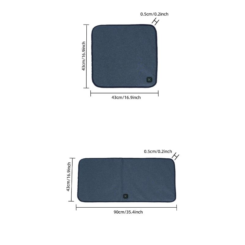Heated Seat Cushion for Home Office With Fast Warming Technology and Auto Temperatures Control