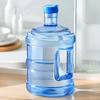 Großer Wasserkrug mit Griff und Deckel, Wiederverwendbare Spender, Versiegelbarer Drehverschluss, Lebensmittelechter Kunststoff, Transparente Flasche für Zuhause und Büro