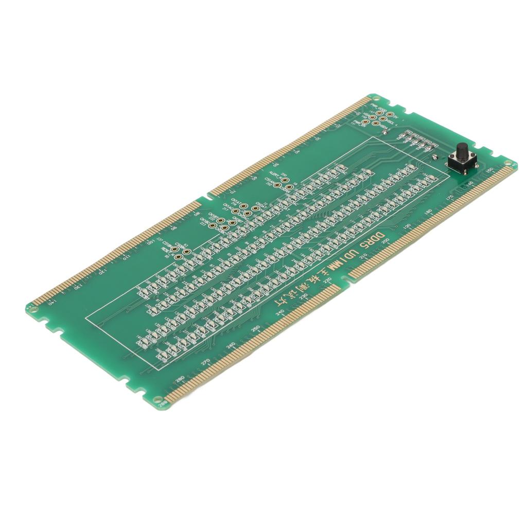 DDR5 Memory Tester Desktop DDR5 Memory Tester Mainboard Maintenance Test Card with Light Emitting