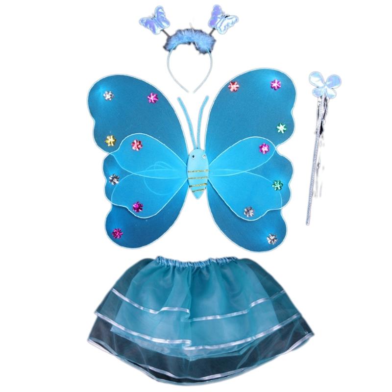 

Princess Fairy Costumes Fairy Wing Magic Wand Headband Stage Performances Props
