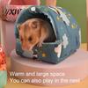 Rat Beds Guinea Pig Nest Cartoon Pattern Pet Hideout Warm Squirrel Small Animal Hamster Bed House Cage Accessories Fashion