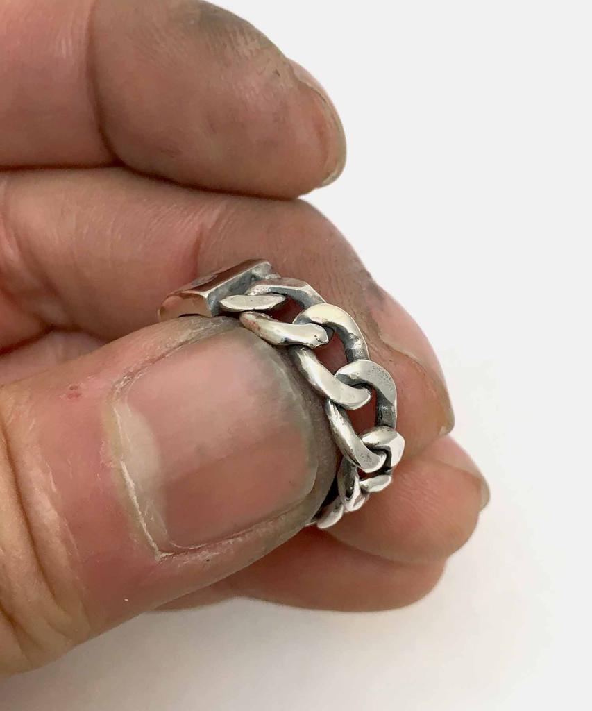 Sheen666 576 Link Silver Ring