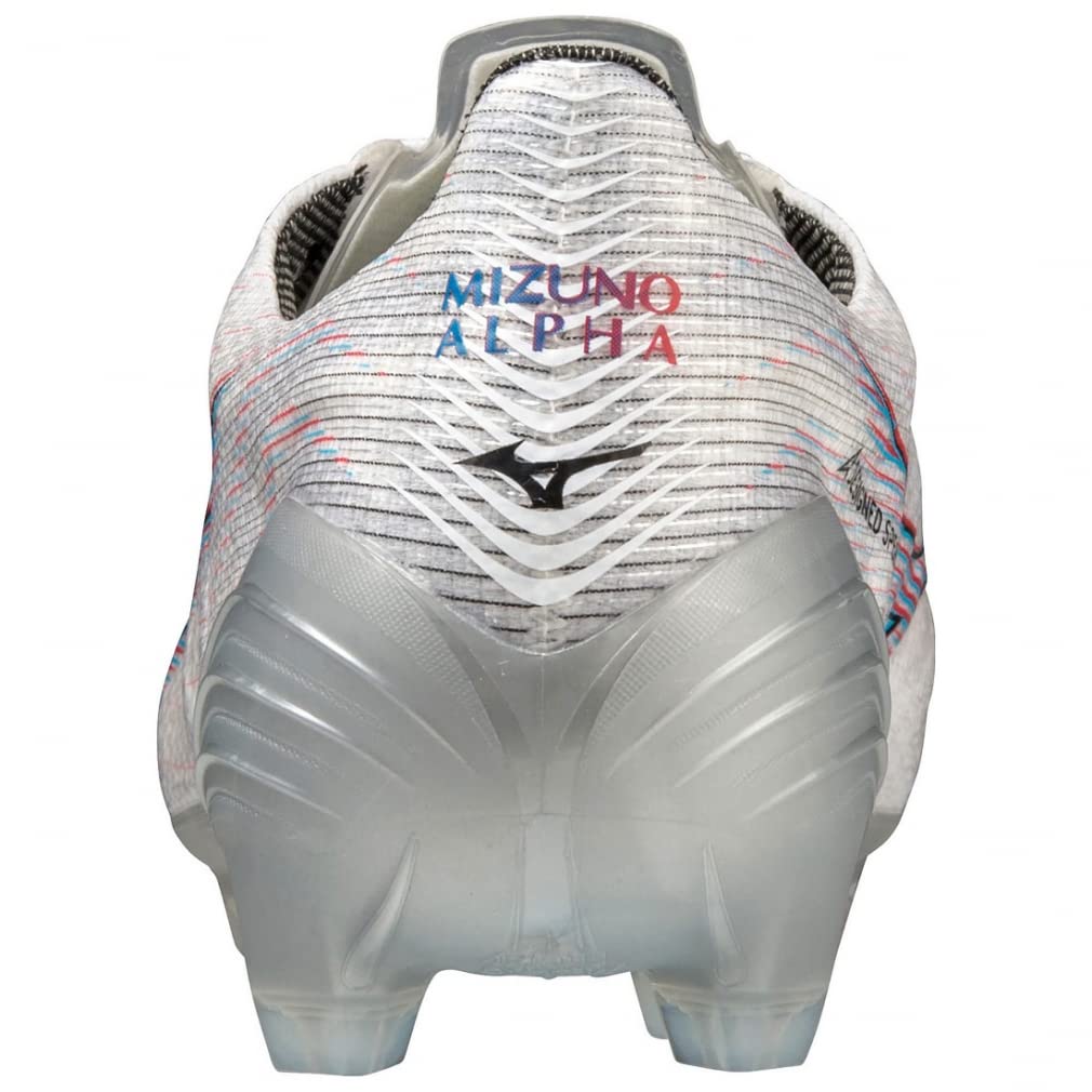 Mizuno Alpha Elite Soccer White x Ignition Red x 2E [Mizuno] Cleats, Lightweight, Men's, Blue, 27.0 cm,