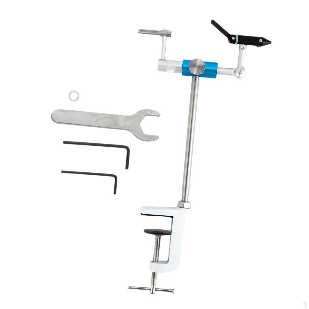 Étau Rotatif Pour Montage De Mouches - Alliage De Voyage - Kit Outil Pêche - Neuf