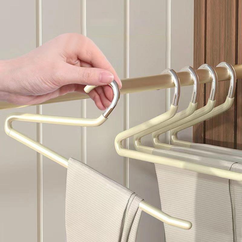 4 szt. Haczyk na spodnie typu gęś, plastikowy, do szafy, akademika, teleskopowy, typu Z, wielowarstwowy, do przechowywania