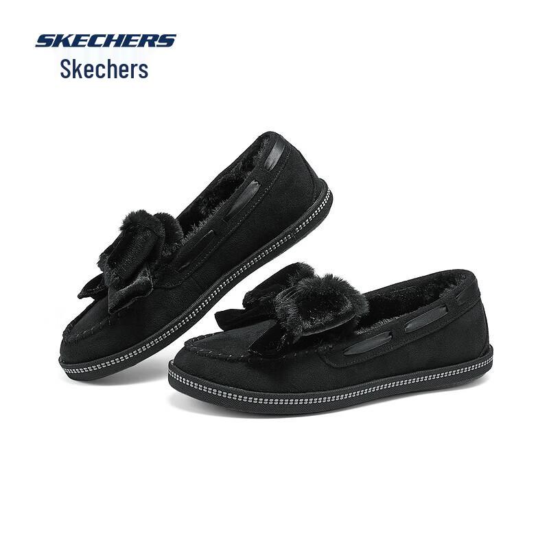 Skechers Women s Winter Plush Lined Slip-on Flats 36 5090₽