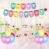 Birthday Theme Bts Party Supplies Decor Birthday Banner Cake Topper Bangtan Boys