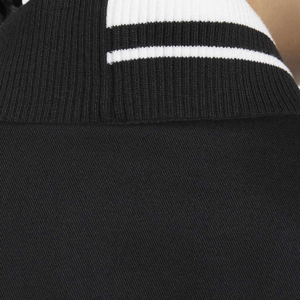 Nike Sportswear Destroyer Short Casual Color Block Langarmjacke Damen Jacken Schwarz Anthrazit FN2315-010