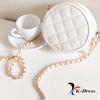 Circle Chain Quilted Mini Crossbody Bag (2 Colors)