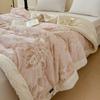 Soft Flannel Throw Blanket Lightweight Warm Bed Blanket For Bedroom Couch