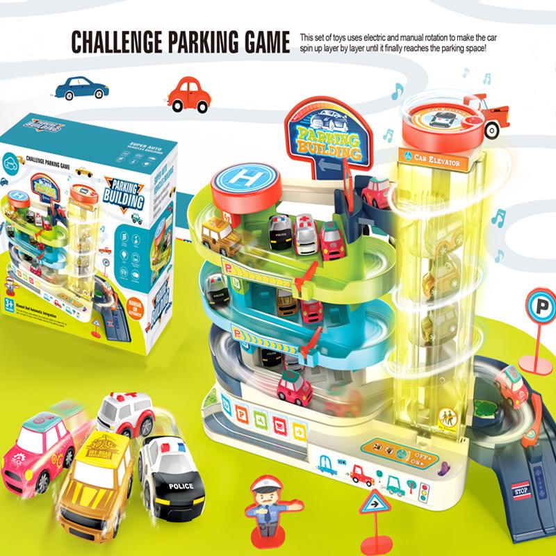 Children's Adventure Toy Car Track: Brain-Boosting Building Set for Ages 3-4