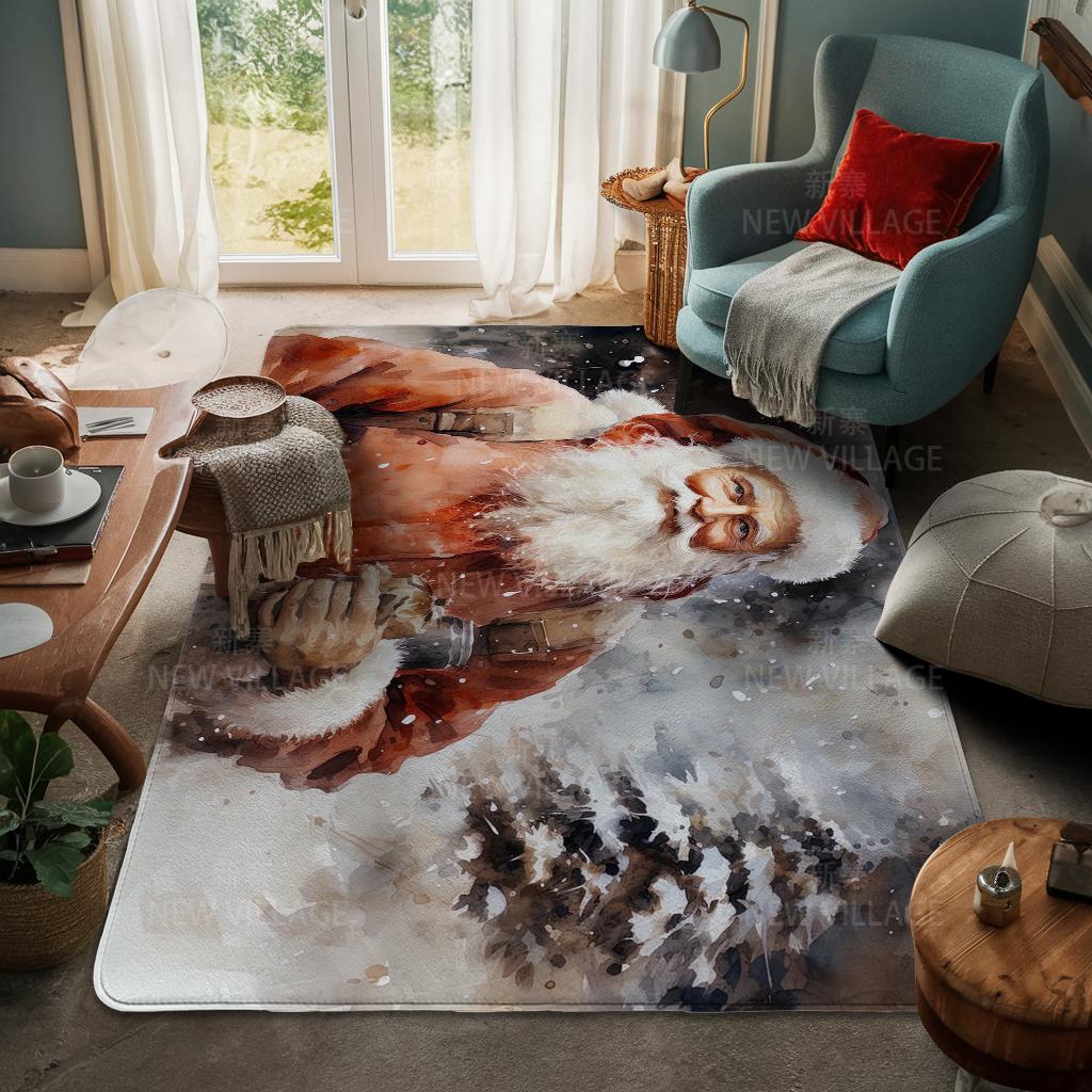 

Ковер у входа в дом Домашний коврик у двери Гостиная Ванная Комната Ноги ванная комната Нескользящие коврики с водопоглощением для ванной Счастливого Рождества зима 400mmx600mm