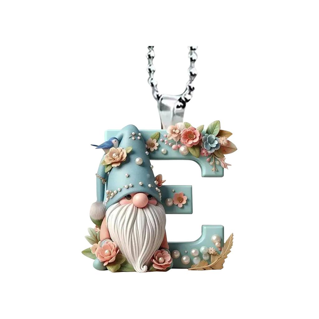 2D Plane Christmas Acrylic Dwarf Letter Christmas Tree Pendant