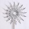 Creative Outdoor Wrought Iron Windmill: Rotating Metal Garden Decoration