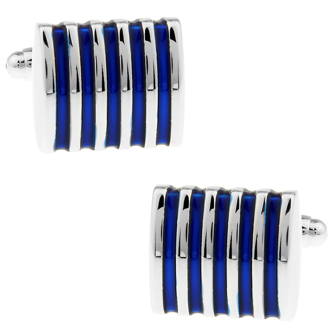 

Cufflink specialty store CUFF Striped Cufflinks Cufflinks Cufflinks (Blue)