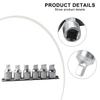 6pcs Gearbox Screw Wrench Set For Oil Sump Drain Socket 1/1 Drive Multi Size Square Head Kit For Mechanical Projects