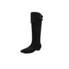 Dumpling color Maillard style tall long boots autumn new versatile fashion sense but knee fashion boots knight boots