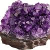 Brazilian Amethyst Cluster Ornament: Amethyst Block & Cave Specimen for Purification and Demagnetization.
