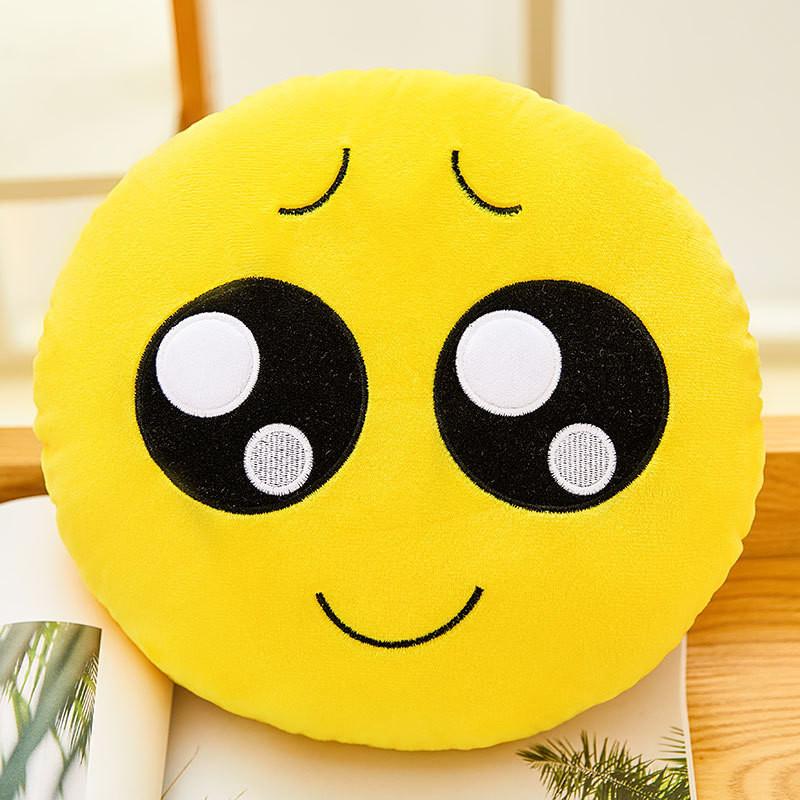 Qq Cartoon Emotions Plush Cushion Pillow Bedroom Decor For Gift Collectors And