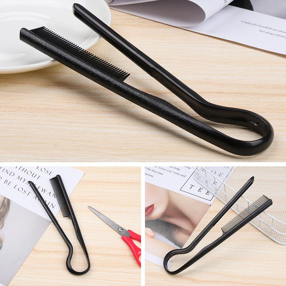 Hold Tongs Tools Hair Styling Salon Comb Hairdressing Smooth Tool Hair Straighten