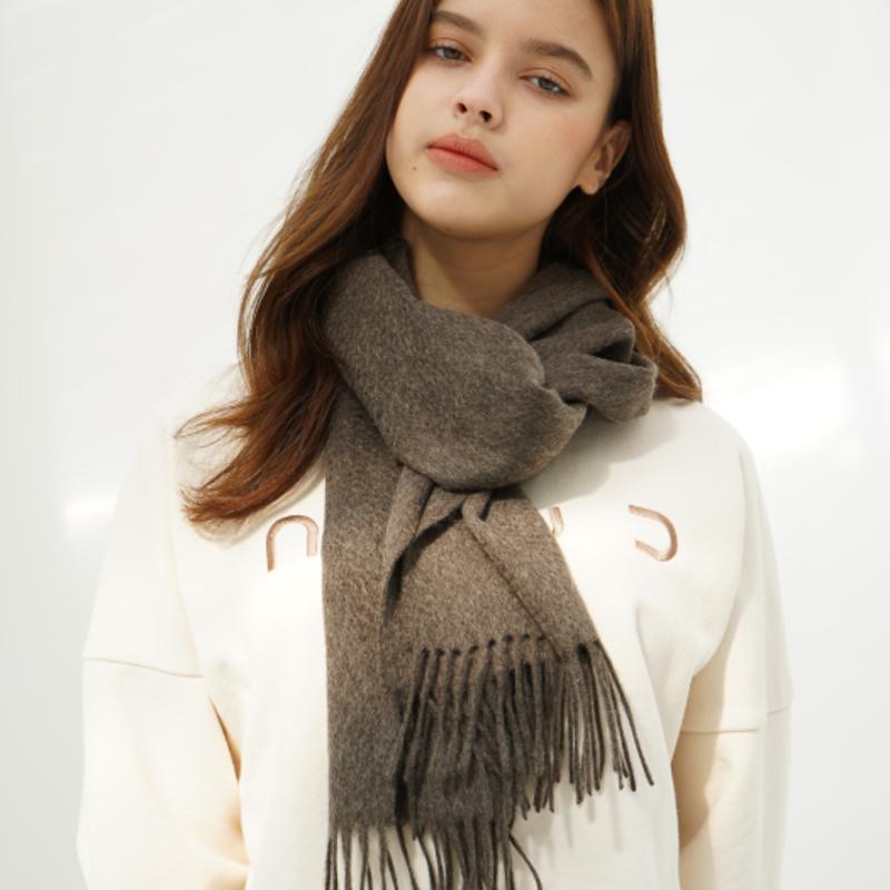 Écharpe en cachemire ACUD_Marron