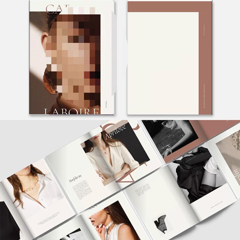 İngiliz Tarzı Defter: Moda Dergisi Kapak ve Sahne Düzeni Aksesuarı